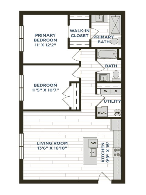 The Legend at Beards Hill B1 Floor Plan